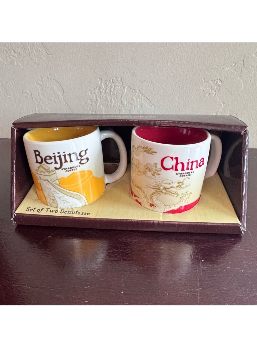 Starbucks Demitasse Demi Mini Mugs Global Icon City Series China Beijing 2014
